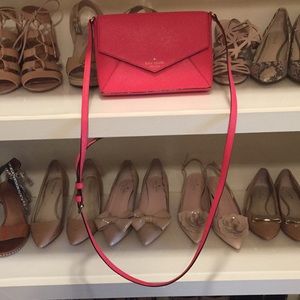 Cameron Street Crosshatched Leather Cross Body Bag